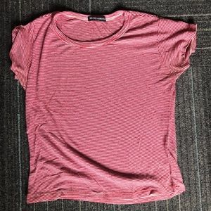 Brandy Melville red stripped top